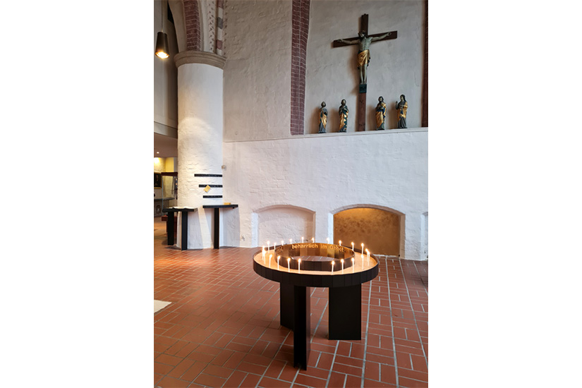 Neue Gebetsecke, Kirche St. Martin, Nienburg Weser, 2021